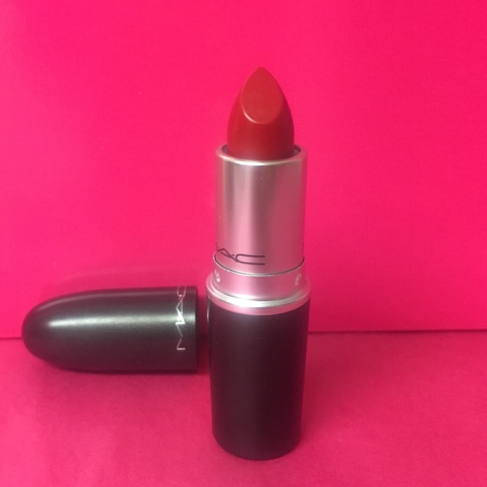 MAC Red Lipstick Lipgloss Pencil for Lips Full Size Makeup Bag Pouch Set New NWT - Picture 4 of 13